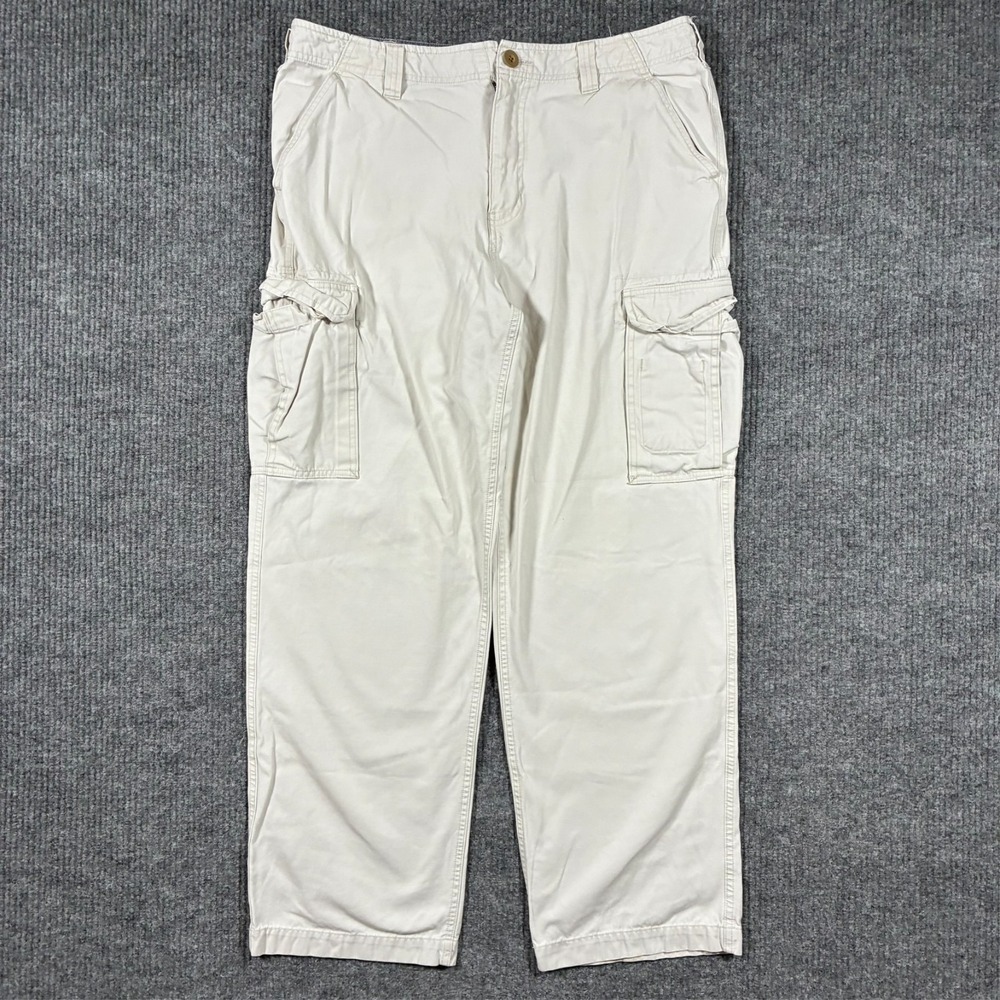 George & Martha‎ Mens Size 36x34 Cargo Pants Beige Utility Work Casual Outdoor